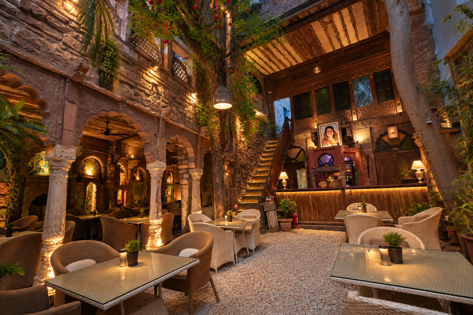 Jhankar Haveli Restaurant View